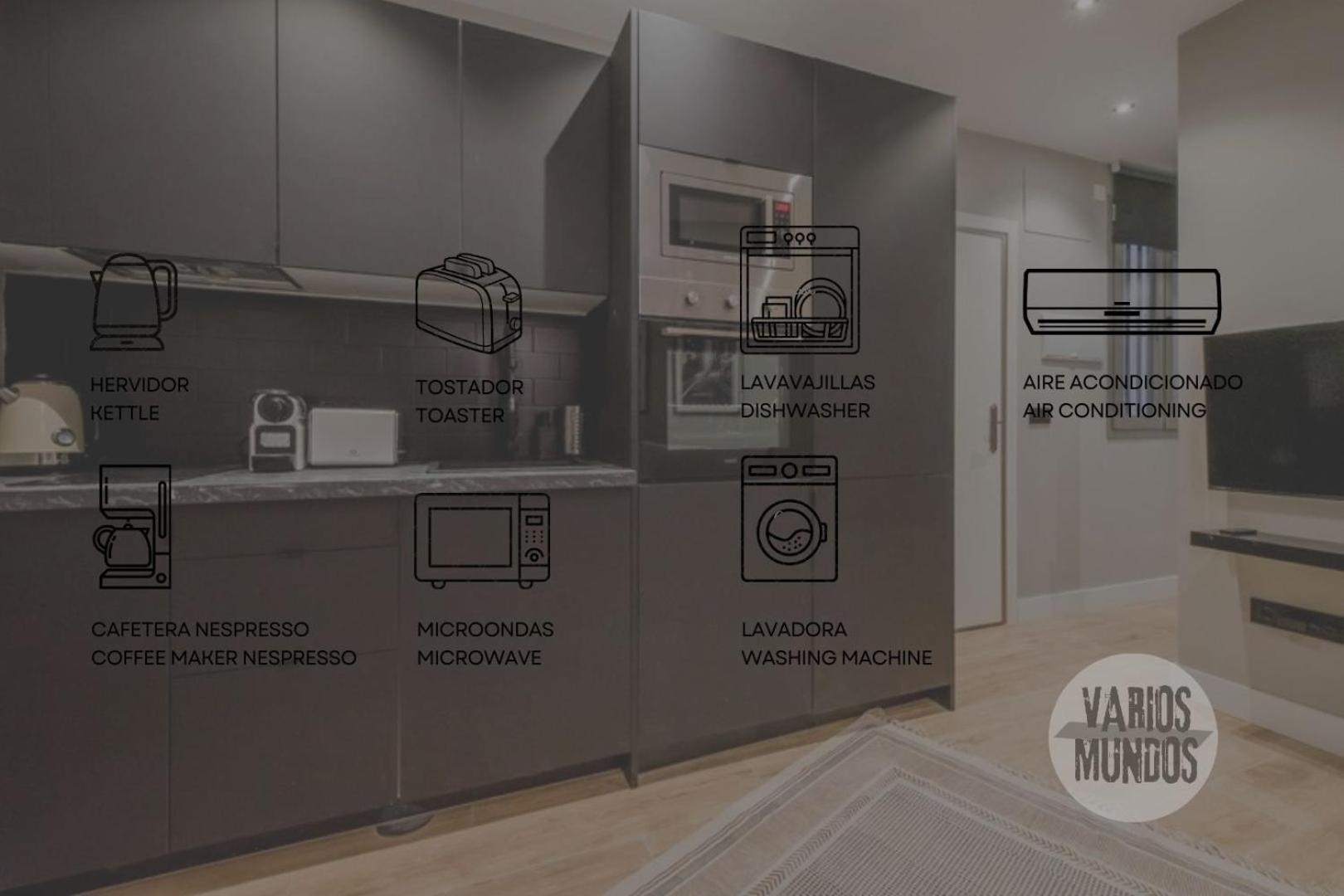 Urban And Central Apt 5Pax En Calle Silva-Gran Via E2 마드리드 외부 사진